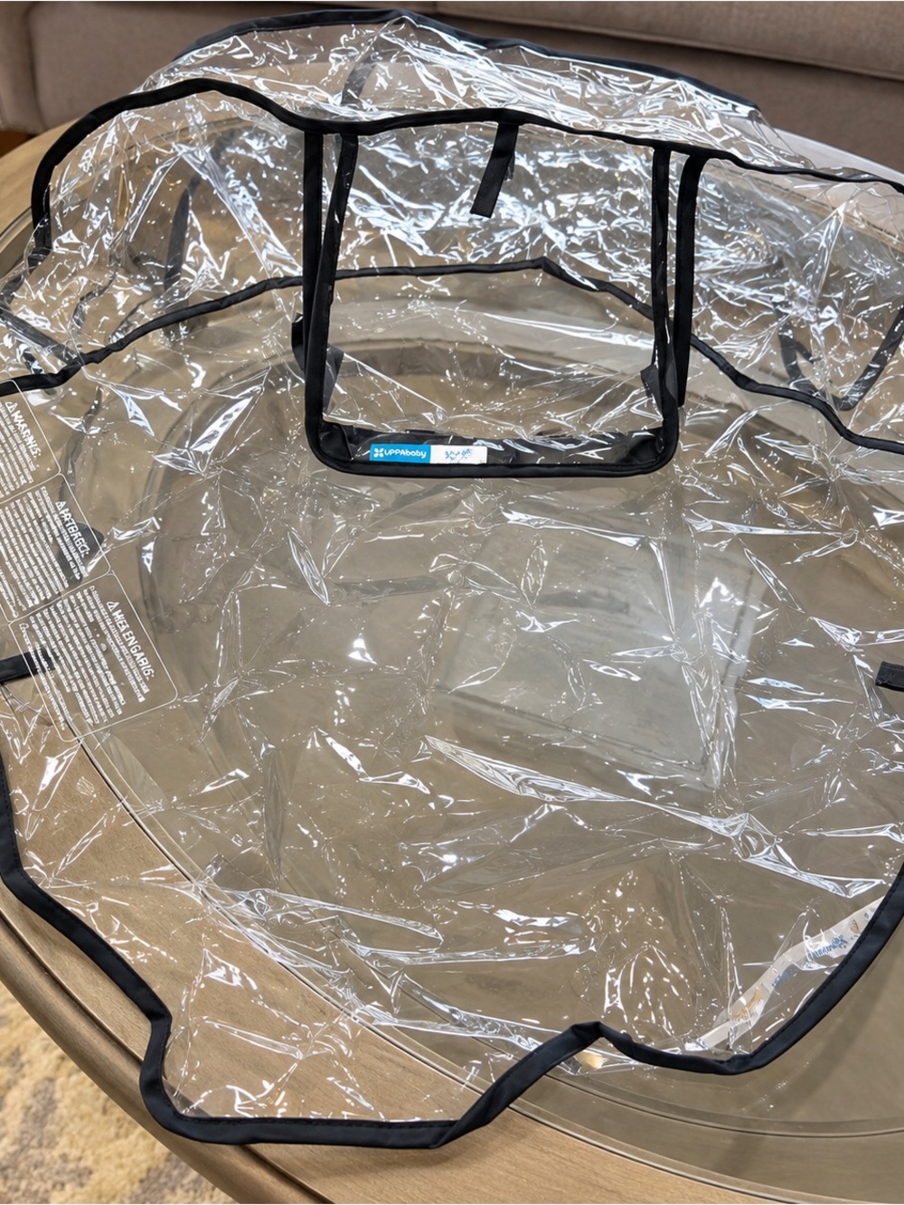 Uppababy vista clear rain cover